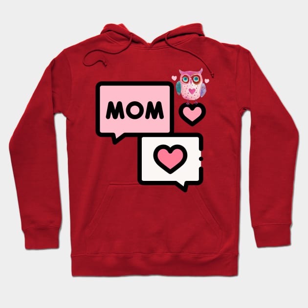 mom love Hoodie by Conqcreate Design
